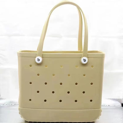 EVA Beach Handbag Lightweight Waterproof Shoulder Bag
