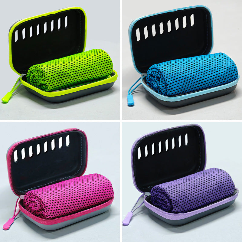 EVA Box Cooling Sports Towel Quick-Dry Sweat Absorbent for Outdoor Gym