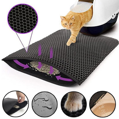 EVA Double-Layer Cat Litter Mat