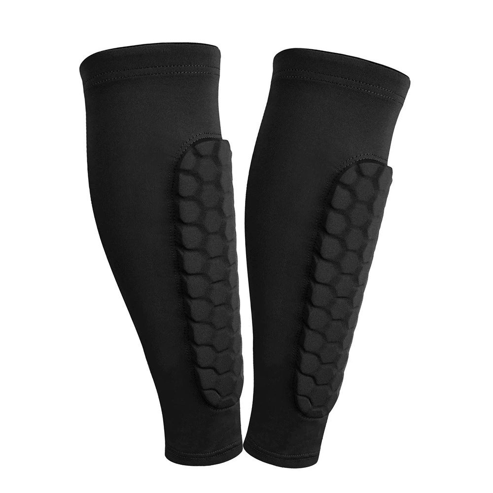 EVA Honeycomb Anti-Impact Shin Guard Calf Socks for Basketball Football Cycling