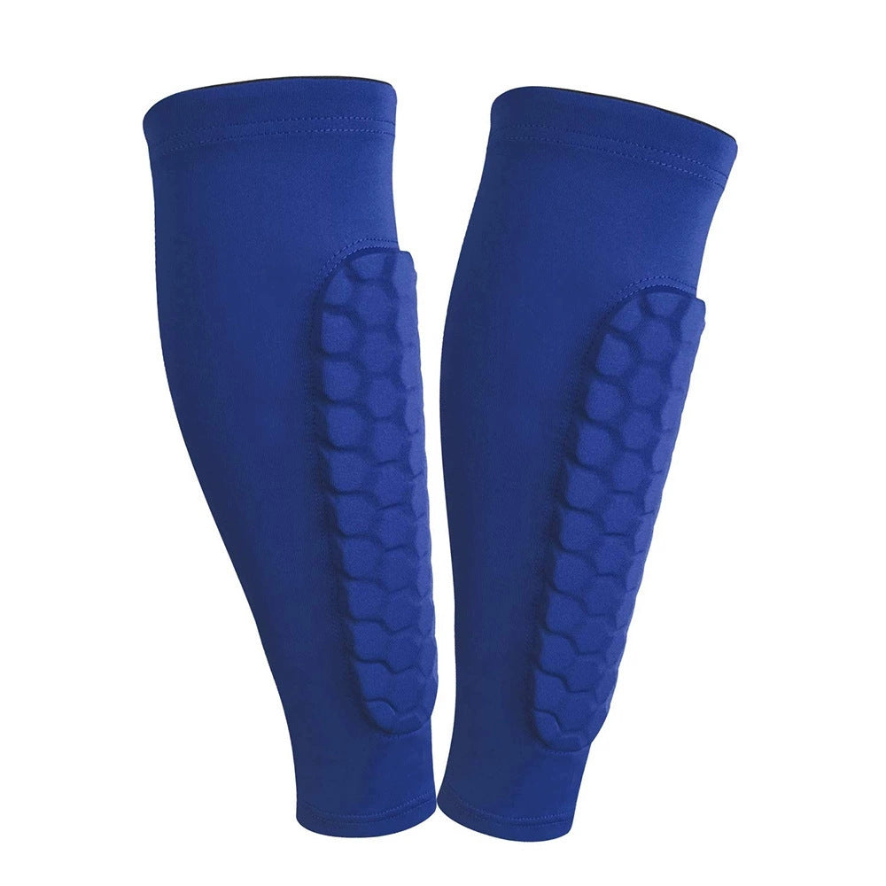 EVA Honeycomb Anti-Impact Shin Guard Calf Socks for Basketball Football Cycling