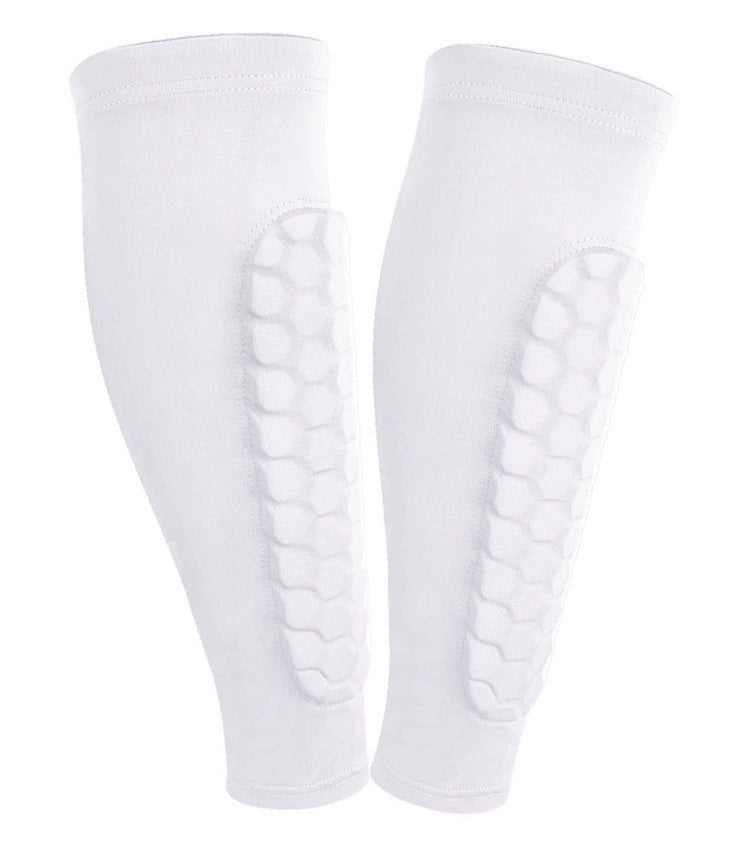 EVA Honeycomb Anti-Impact Shin Guard Calf Socks for Basketball Football Cycling
