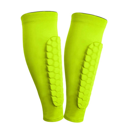 EVA Honeycomb Anti-Impact Shin Guard Calf Socks for Basketball Football Cycling