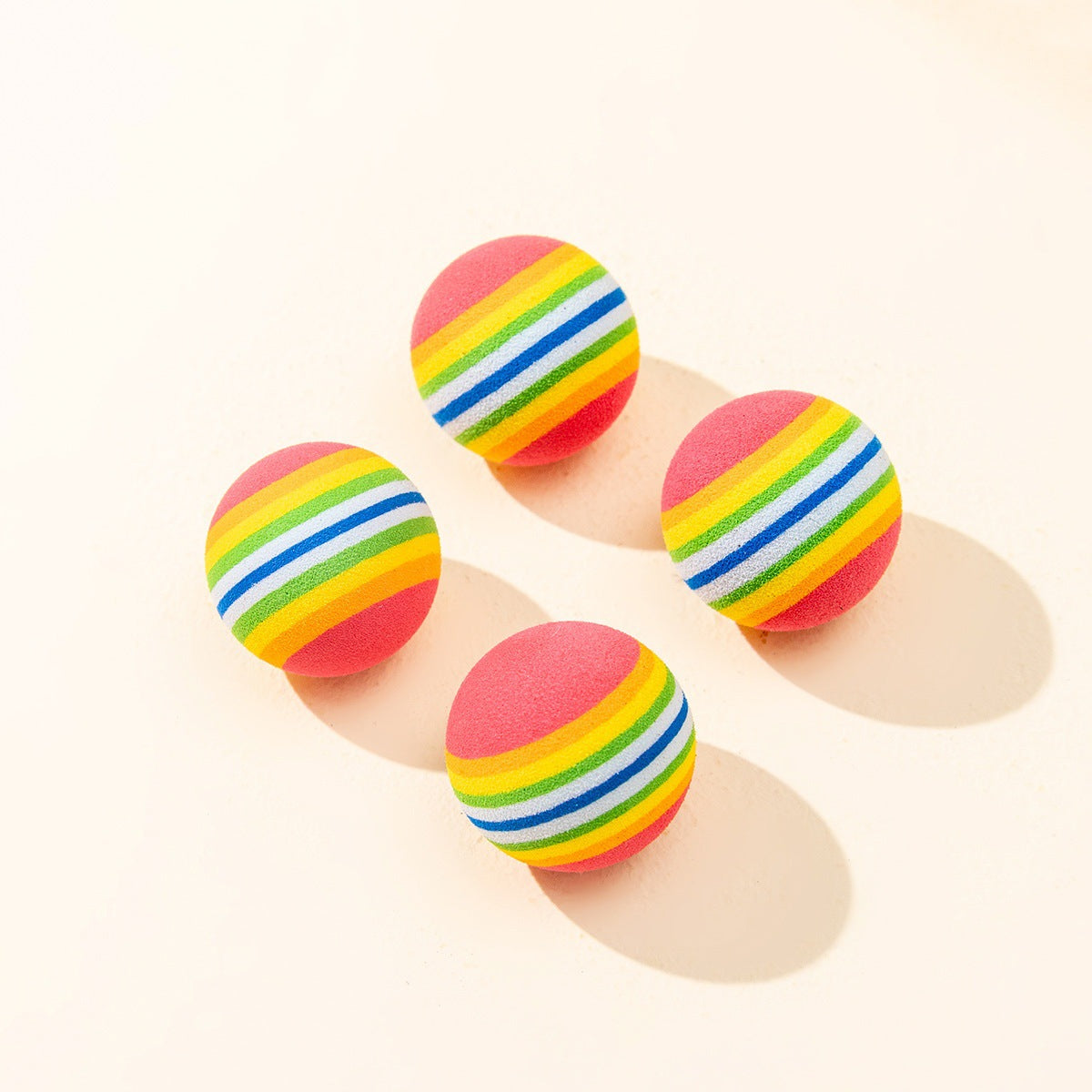 EVA Rainbow Cat Chew Toy