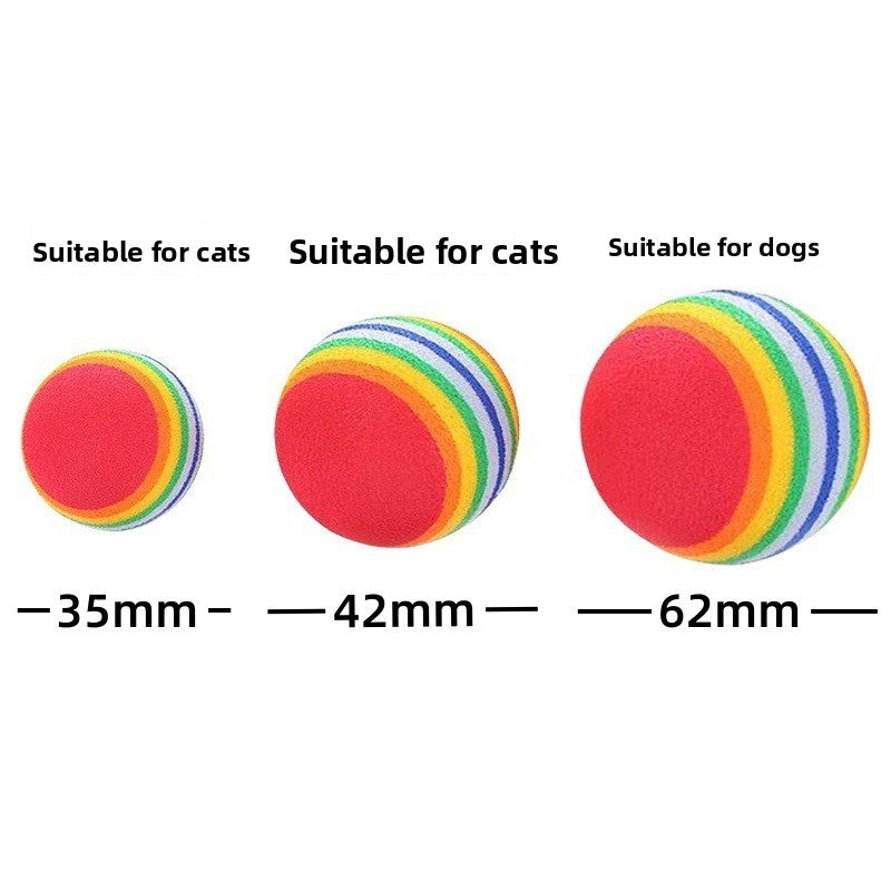 EVA Rainbow Cat Chew Toy