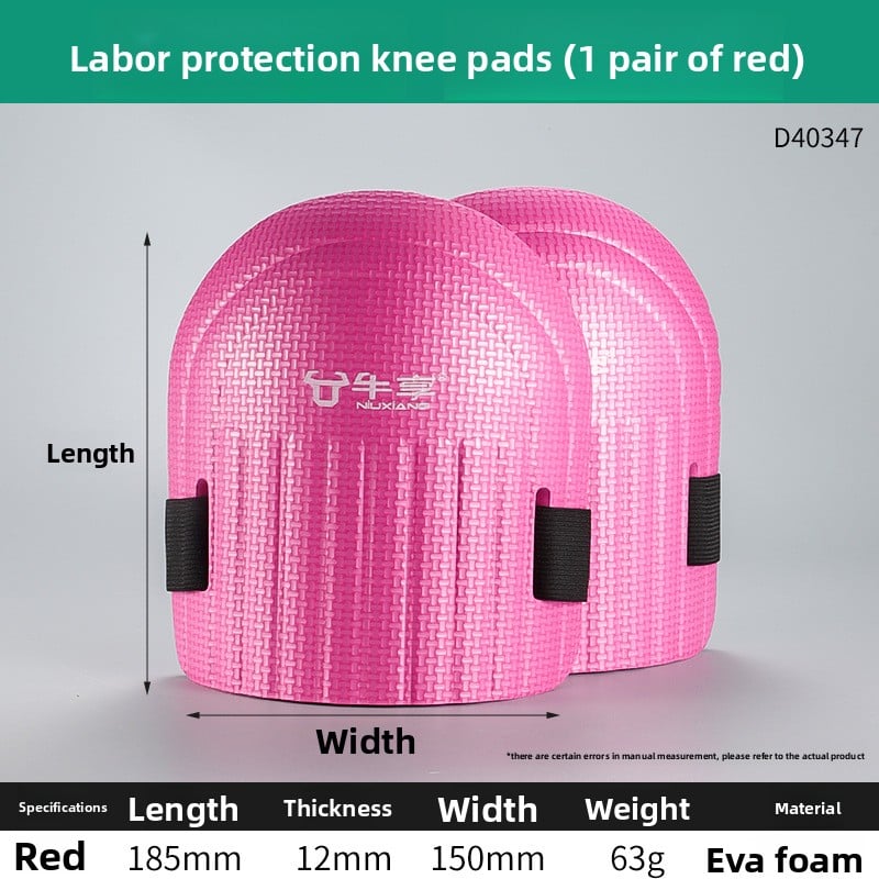 eva thickened wear-resistant knee pads for construction sites