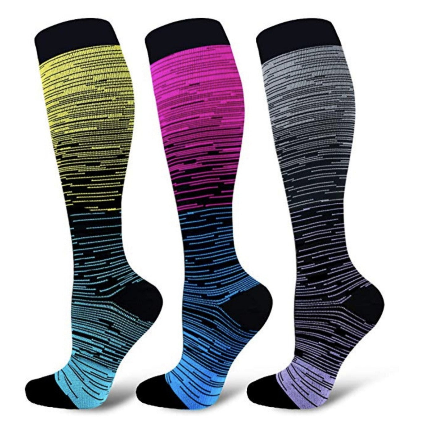 Exercise nylon compression stockings