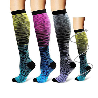Exercise nylon compression stockings