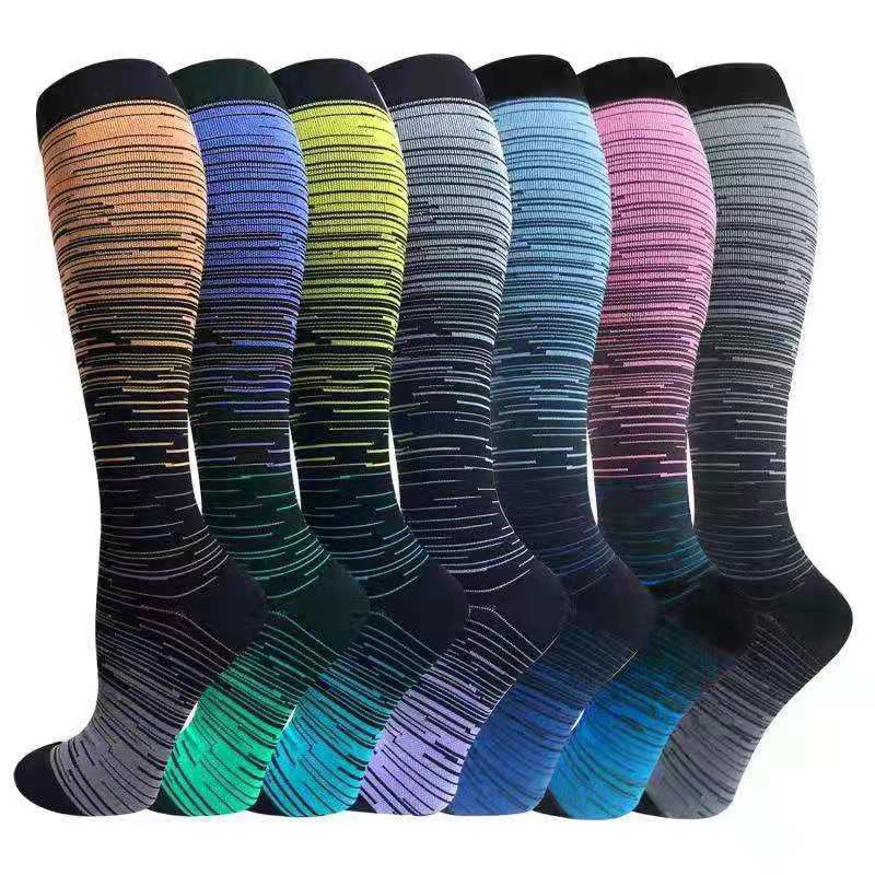Exercise nylon compression stockings