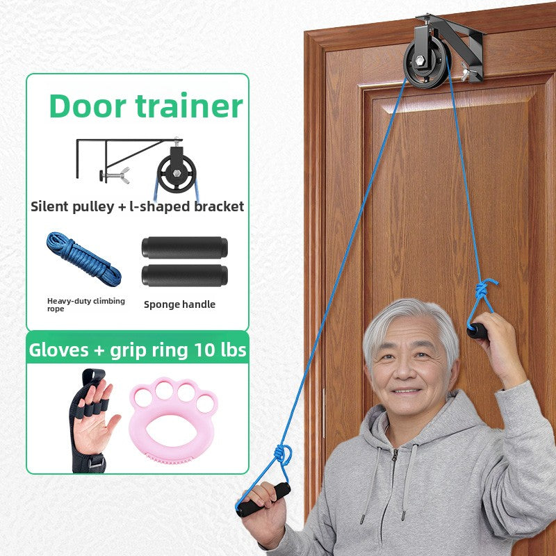 Exercise pulley ring