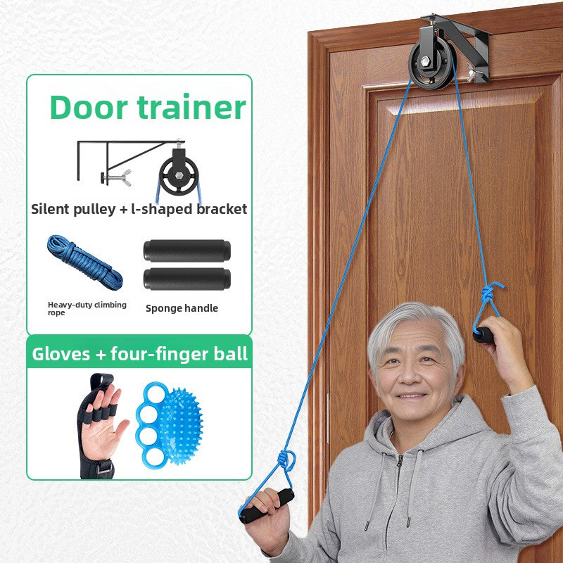 Exercise pulley ring