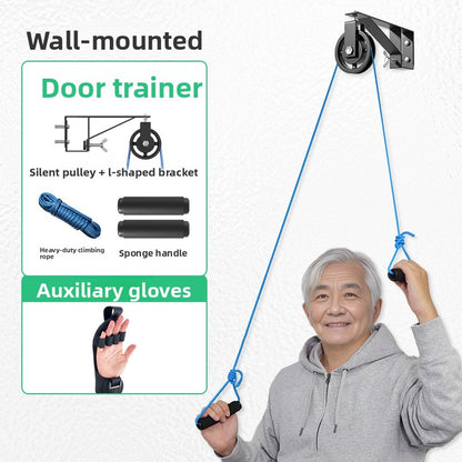 Exercise pulley ring