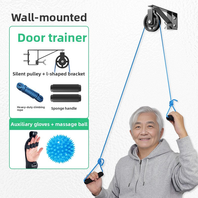 Exercise pulley ring