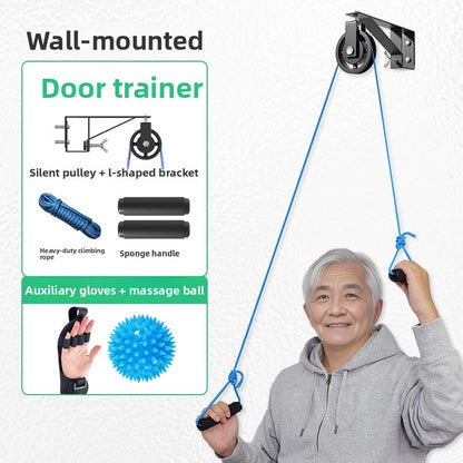 Exercise pulley ring