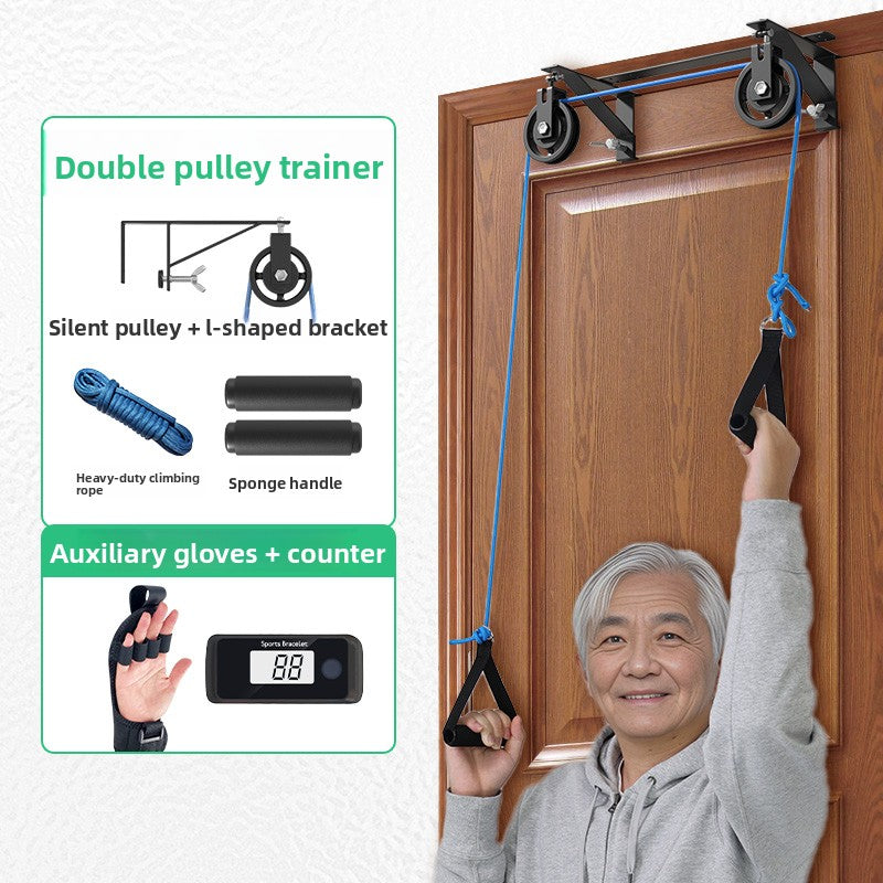 Exercise pulley ring
