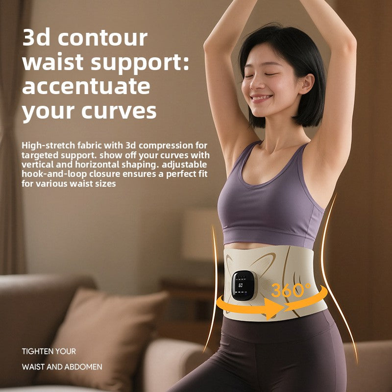 Exercise pulse waist massager