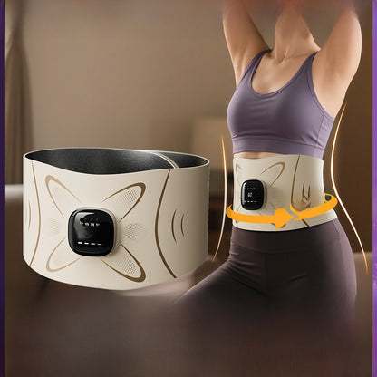 Exercise pulse waist massager