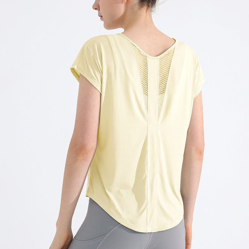 Exercise quick-drying short-sleeved women