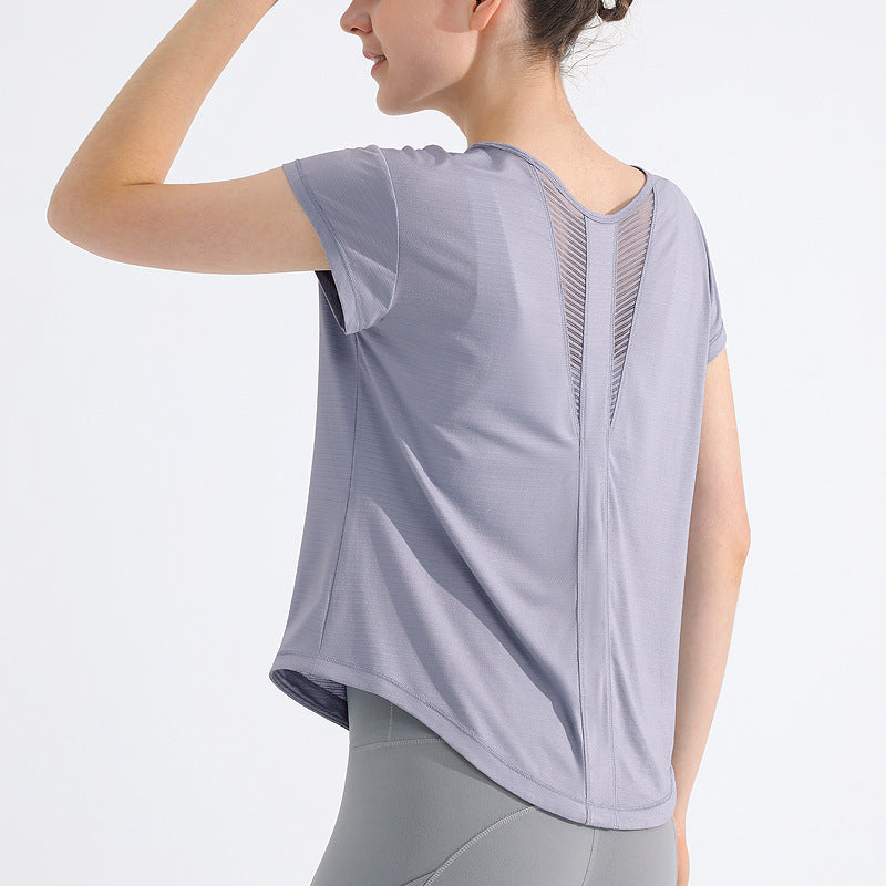 Exercise quick-drying short-sleeved women