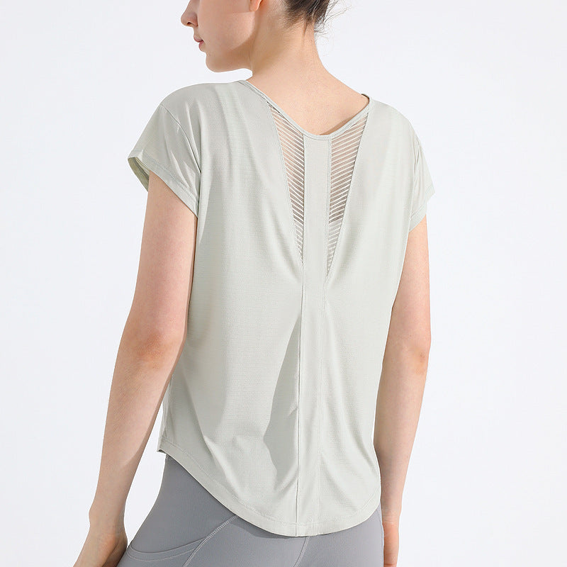 Exercise quick-drying short-sleeved women