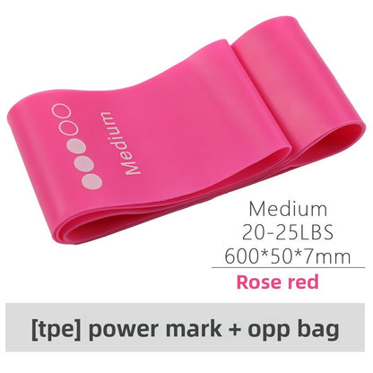 Exercise thick resistance band