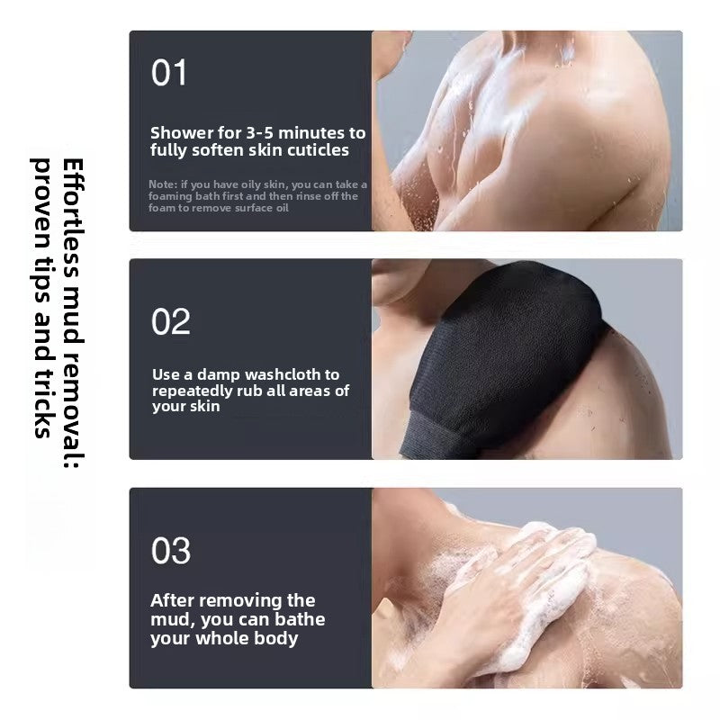 Exfoliating bath glove