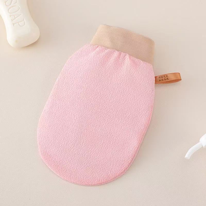Exfoliating bath glove
