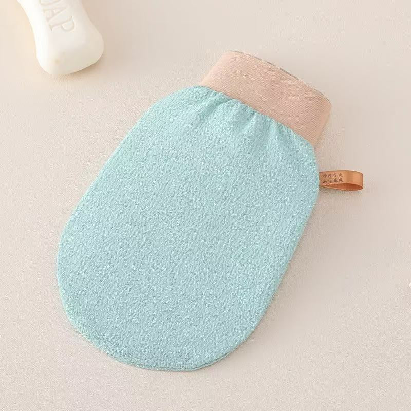 Exfoliating bath glove