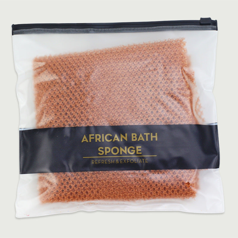 Exfoliating bath towel