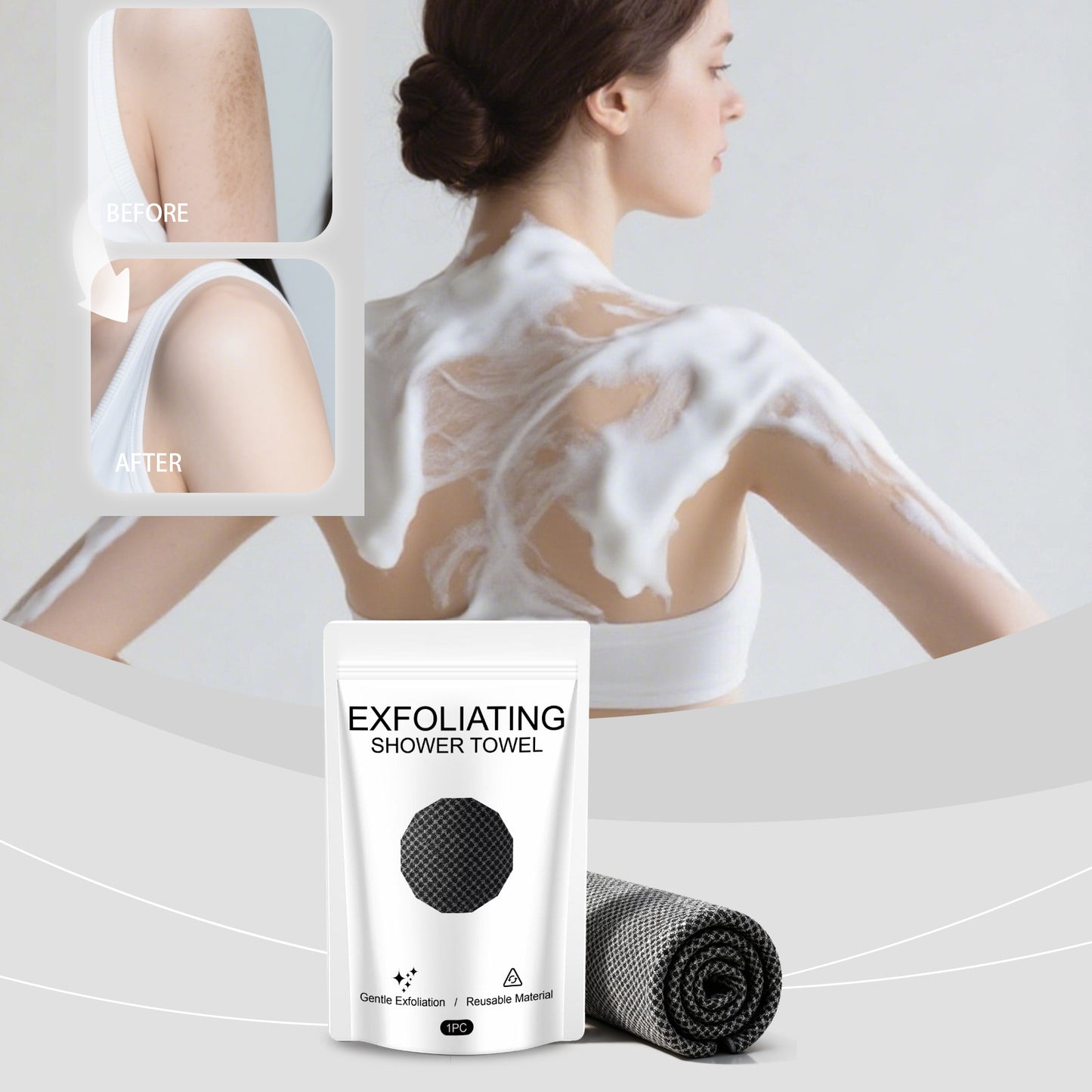 Exfoliating Bath Towel