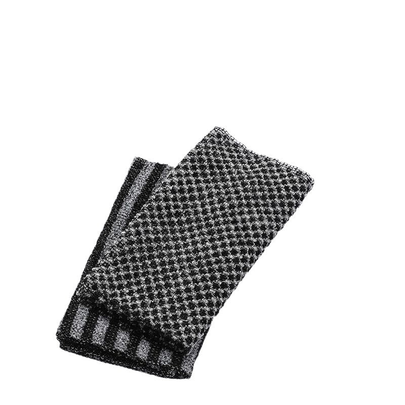 Exfoliating bath towel
