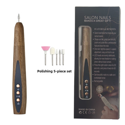 Exfoliating electric nail file
