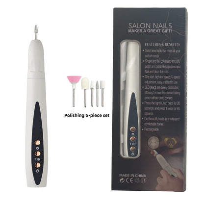 Exfoliating electric nail file