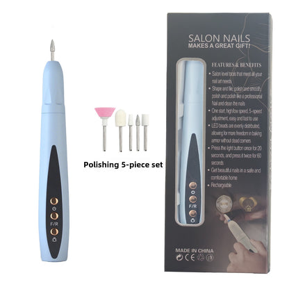 Exfoliating electric nail file