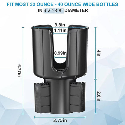 Expandable Car Cup Holder with Phone Stand