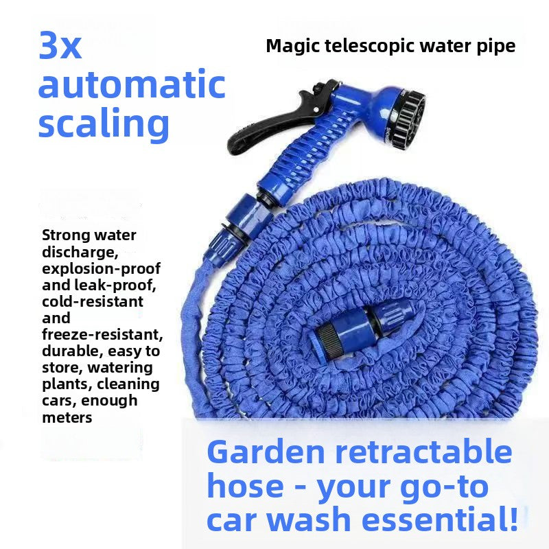 Expandable Garden Hose with Spray Gun
