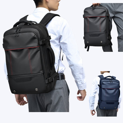 Expandable Large-Capacity Business Backpack with USB Port