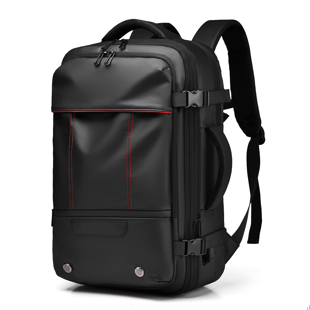 Expandable Large-Capacity Business Backpack with USB Port