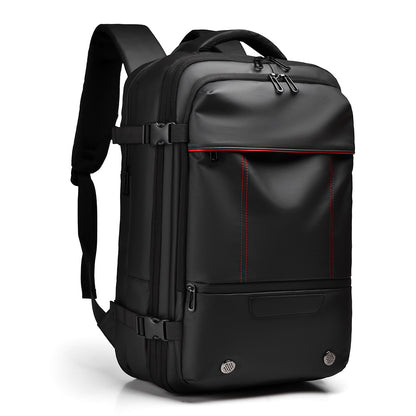 Expandable Large-Capacity Business Backpack with USB Port