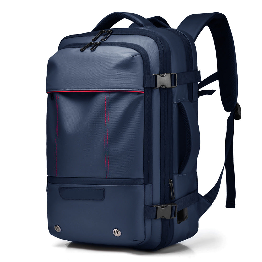 Expandable Large-Capacity Business Backpack with USB Port