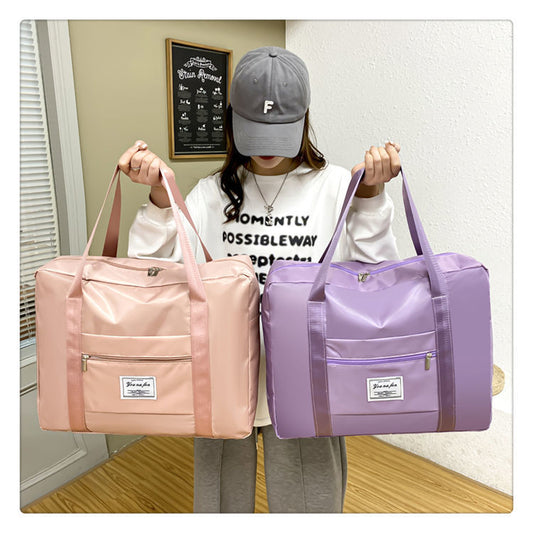 Expandable Large Capacity Travel Trolley Bag