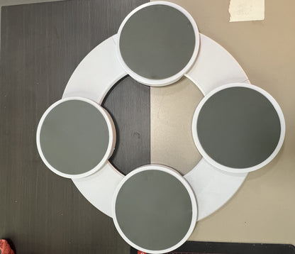 Expandable Modular Rotating Serving Tray