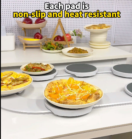 Expandable Modular Rotating Serving Tray