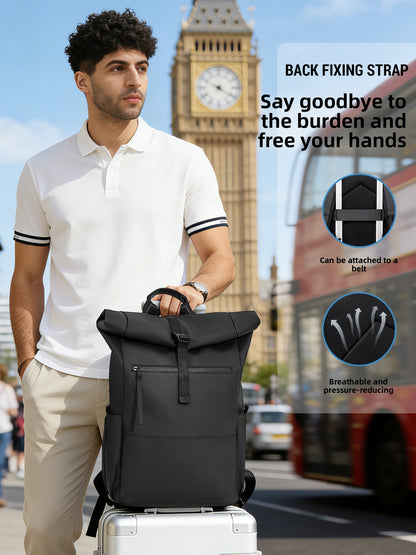 Expandable Travel Backpack with Laptop Compartment