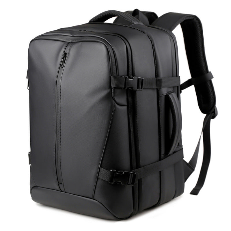 Expandable Travel Backpack with Shoe Compartment