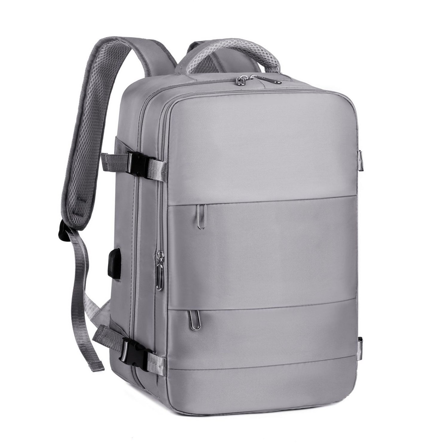 Expandable Travel Backpack with USB Charging