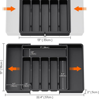 Expandable Utensil Storage Tray