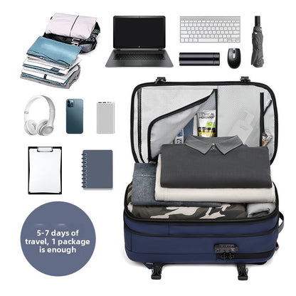 Expandable Waterproof Travel Backpack
