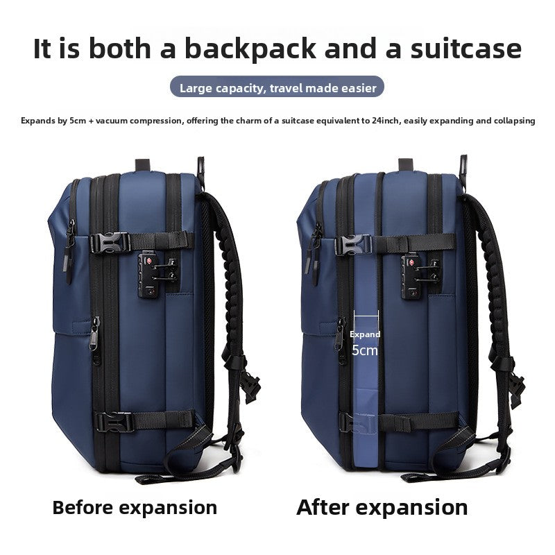Expandable Waterproof Travel Backpack
