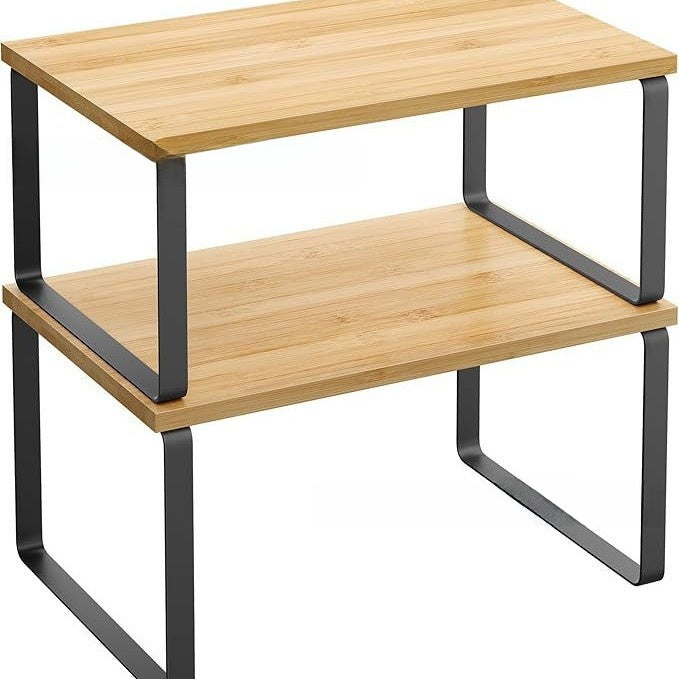 Expandable Wooden Storage Organizer Shelf